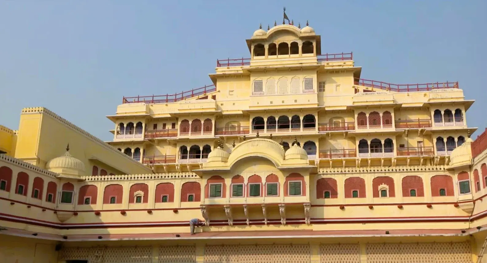 Ornate gateway of City Palace — the living royal residence in the heart of Jaipur's Pink City