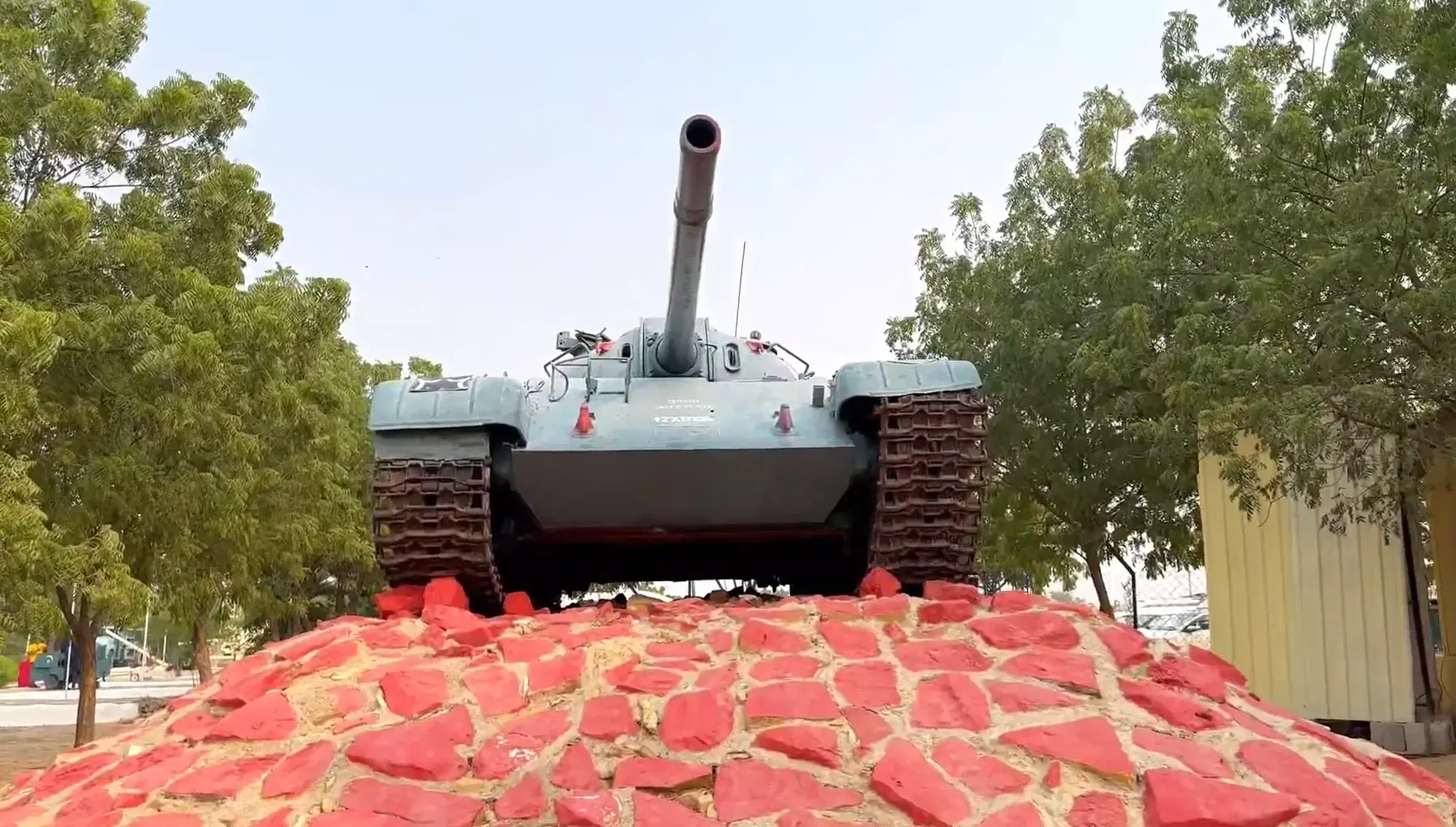Tank displayed at Jaisalmer War Museum in Rajasthan