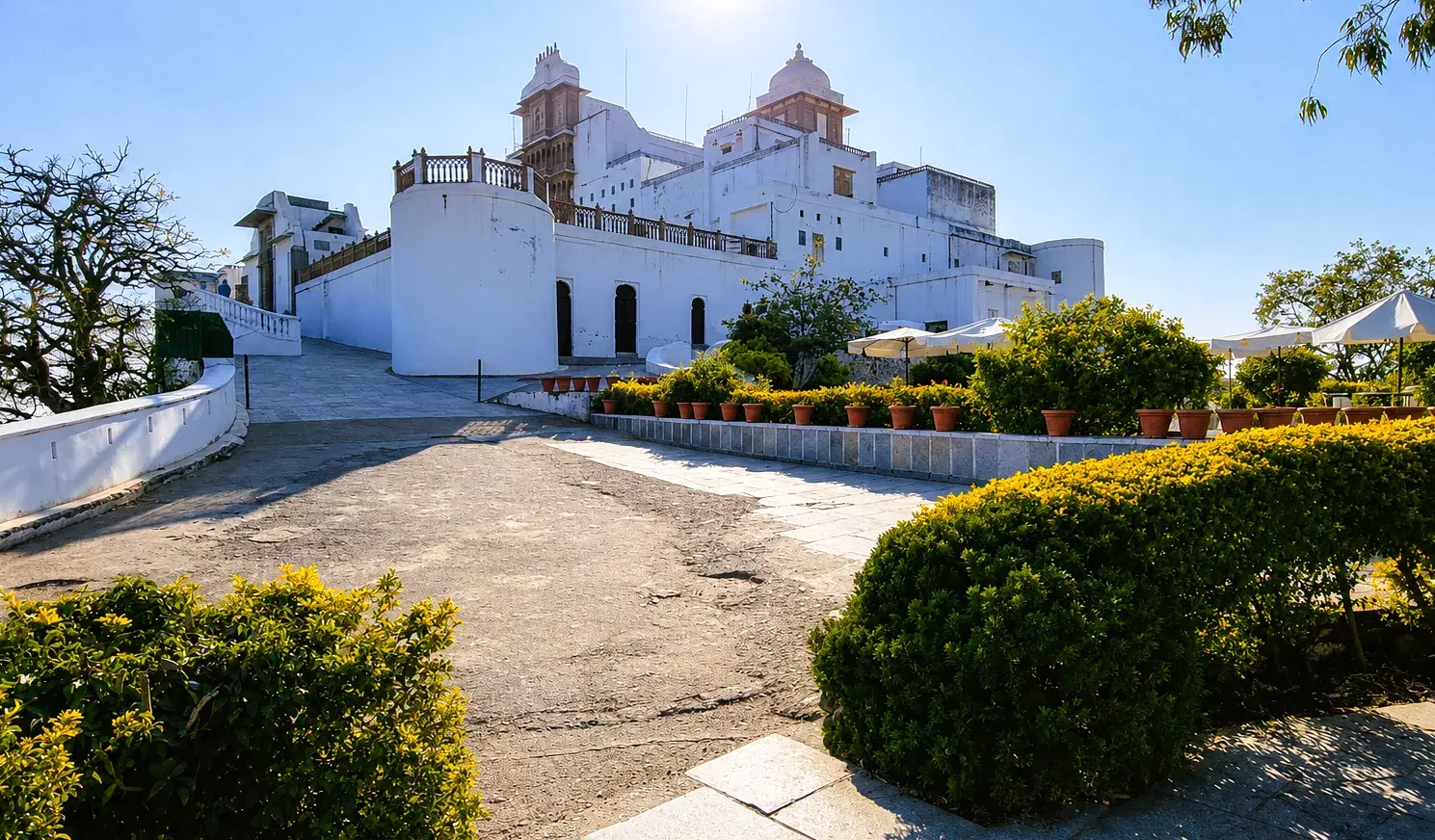 Sajjangarh Fort, also known as Monsoon Palace, above Udaipur