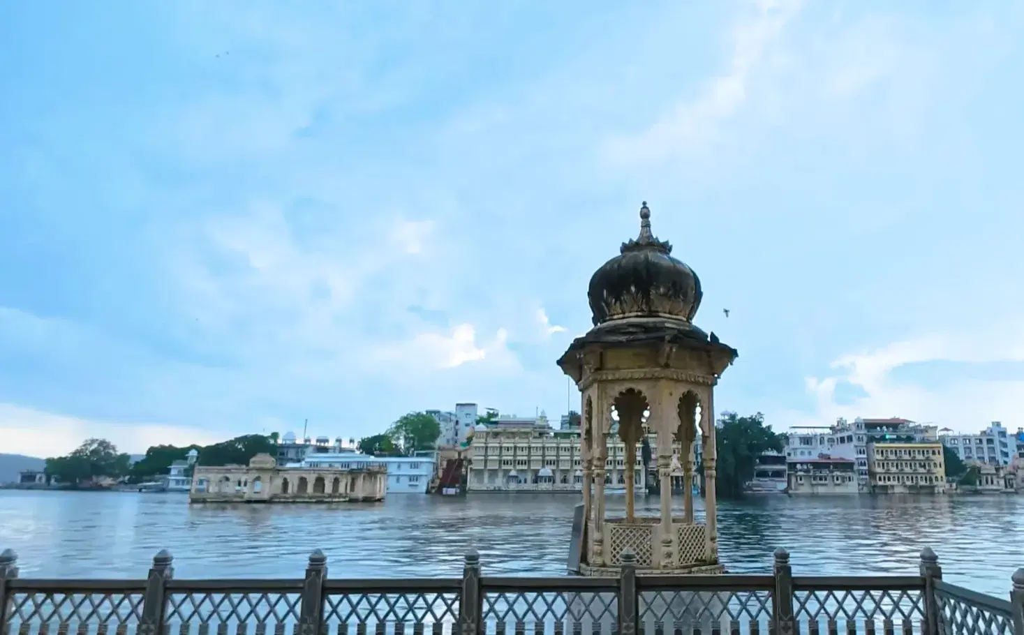 View of Lake Pichola from Bagore Ki Haveli